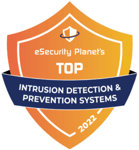 Orange eSecurity Planet Badge: Top Intrusion Detection & Prevention Systems.