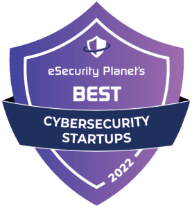 Purple eSecurity Planet Awards badge: Best Cybersecurity Startups 2022.