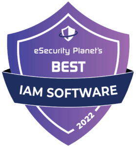Purple eSecurity Planet Badge: Best IAM Software 2022.