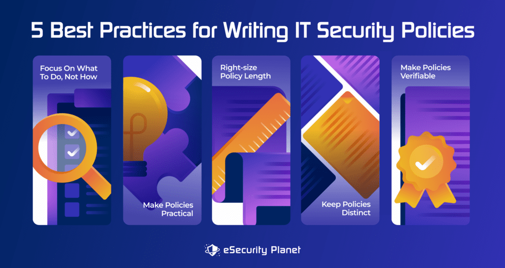5 Best Practices for Writing IT Security Policies